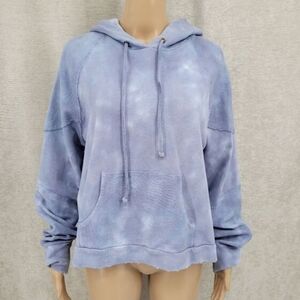 LoveShackFancy Blue Tie-Dye Hoodie